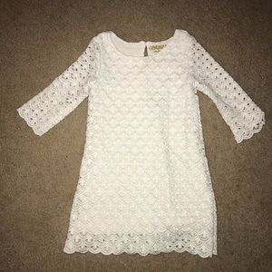 Pretty White Lace Genuine Kids Dress 5t